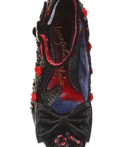 Irregular Choice Trellis Rose 50's Pumps Black
