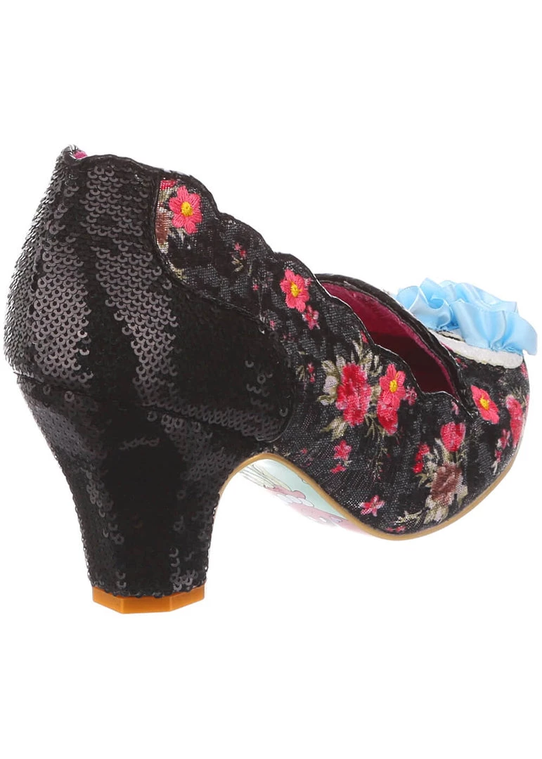 Irregular Choice Paddle Boat Swan Pumps Black New In