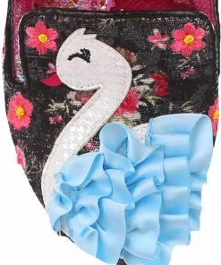 Irregular Choice Paddle Boat Swan Pumps Black New In