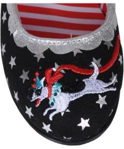 Irregular Choice Kids Star Chaser Schoes Black Red