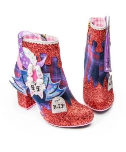 Irregular Choice Halloween Night Terror Cat Boots New In