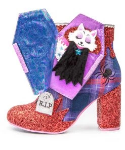 Irregular Choice Halloween Night Terror Cat Boots New In