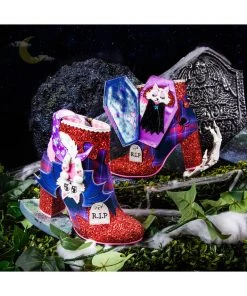 Irregular Choice Halloween Night Terror Cat Boots New In