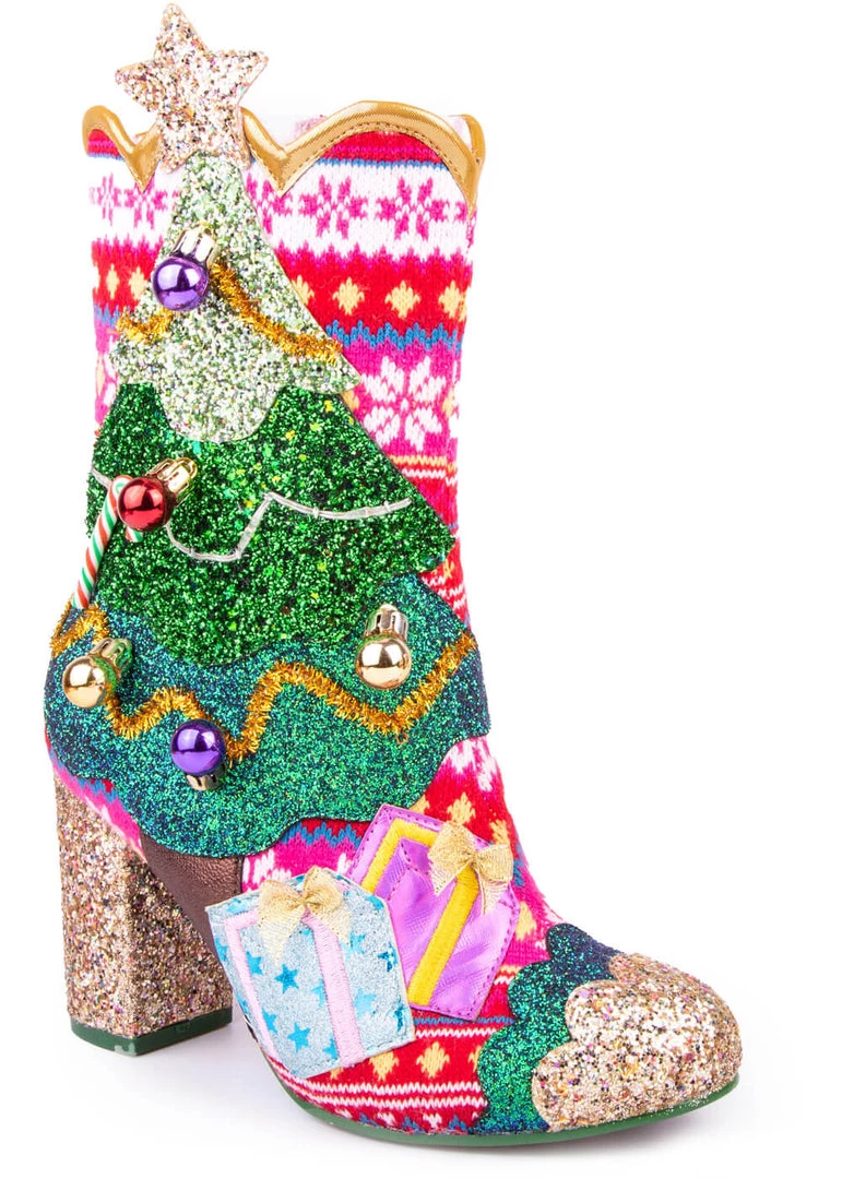 Irregular Choice Xmas Trees A Crowd Boots