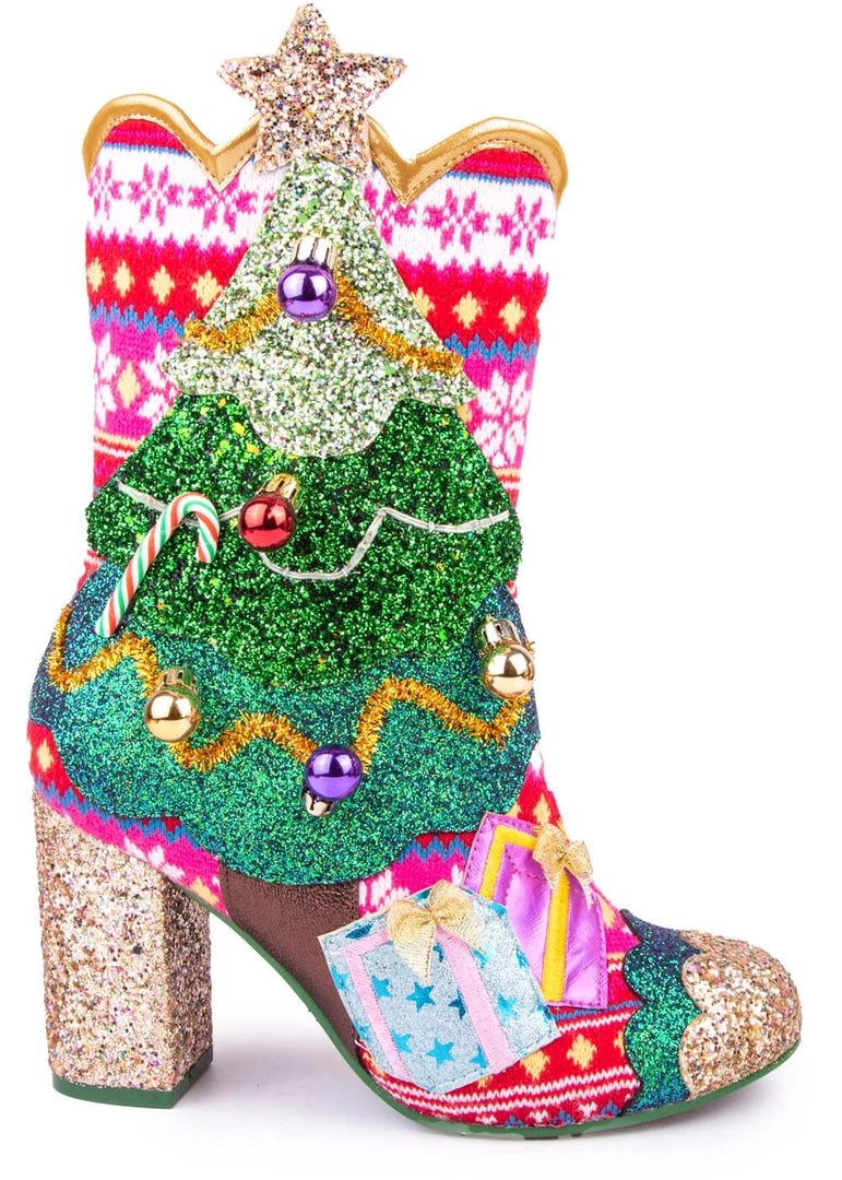 Irregular Choice Xmas Trees A Crowd Boots