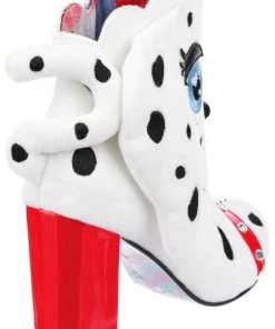 Irregular Choice Pooch Perfect Dog 60's Boots White New In