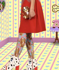 Irregular Choice Pooch Perfect Dog 60's Boots White New In