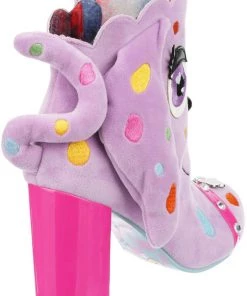 Irregular Choice Pooch Perfect Dog 60's Boots Pink New In