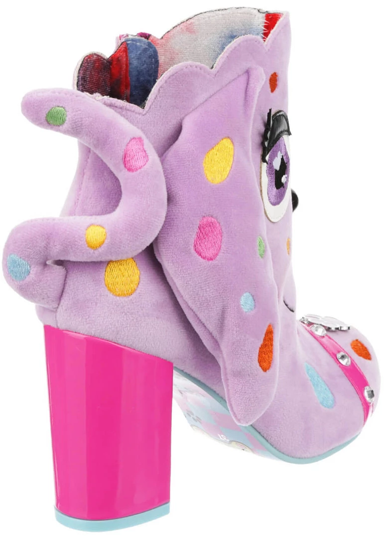 Irregular Choice Pooch Perfect Dog 60's Boots Pink New In