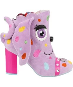 Irregular Choice Pooch Perfect Dog 60's Boots Pink New In