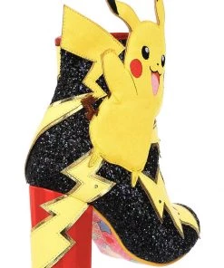Irregular Choice Pokémon Shock Walk Pikachu Boots Yellow New In