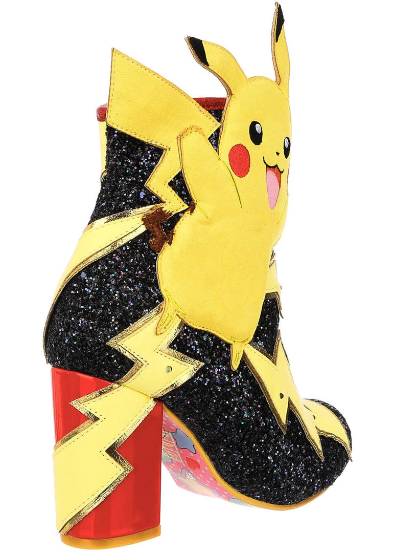 Irregular Choice Pokémon Shock Walk Pikachu Boots Yellow New In