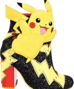 Irregular Choice Pokémon Shock Walk Pikachu Boots Yellow New In