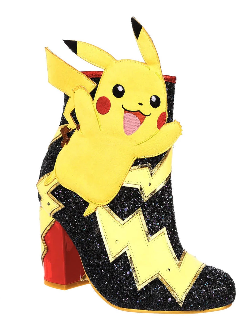Irregular Choice Pokémon Shock Walk Pikachu Boots Yellow New In