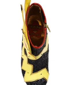 Irregular Choice Pokémon Shock Walk Pikachu Boots Yellow New In