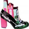 Irregular Choice Highway Honey Hotel Boots Black New In