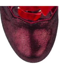 Irregular Choice Party Hot Toddy 40's Boots Burgundy New In