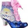 Irregular Choice Swan Song Boots Purple New In