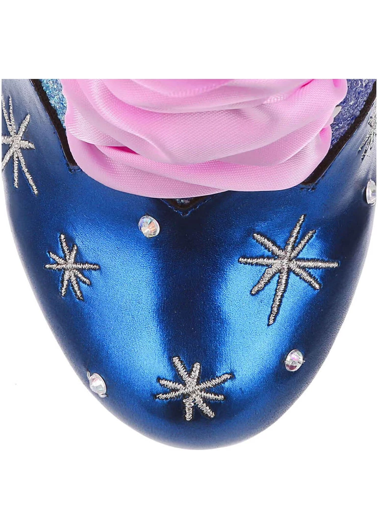 Irregular Choice Swan Song Boots Purple New In