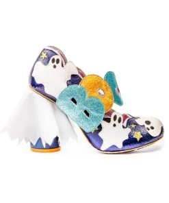 Irregular Choice Halloween Ectoplasmic Ghost Pumps Navy