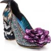 New In Irregular Choice Dear Lover Pumps Blue