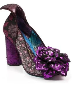 Irregular Choice Dear Lover Pumps Black