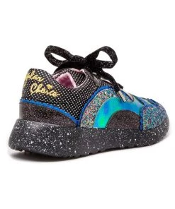 Irregular Choice Jigsaw Sneakers Black Multi New In