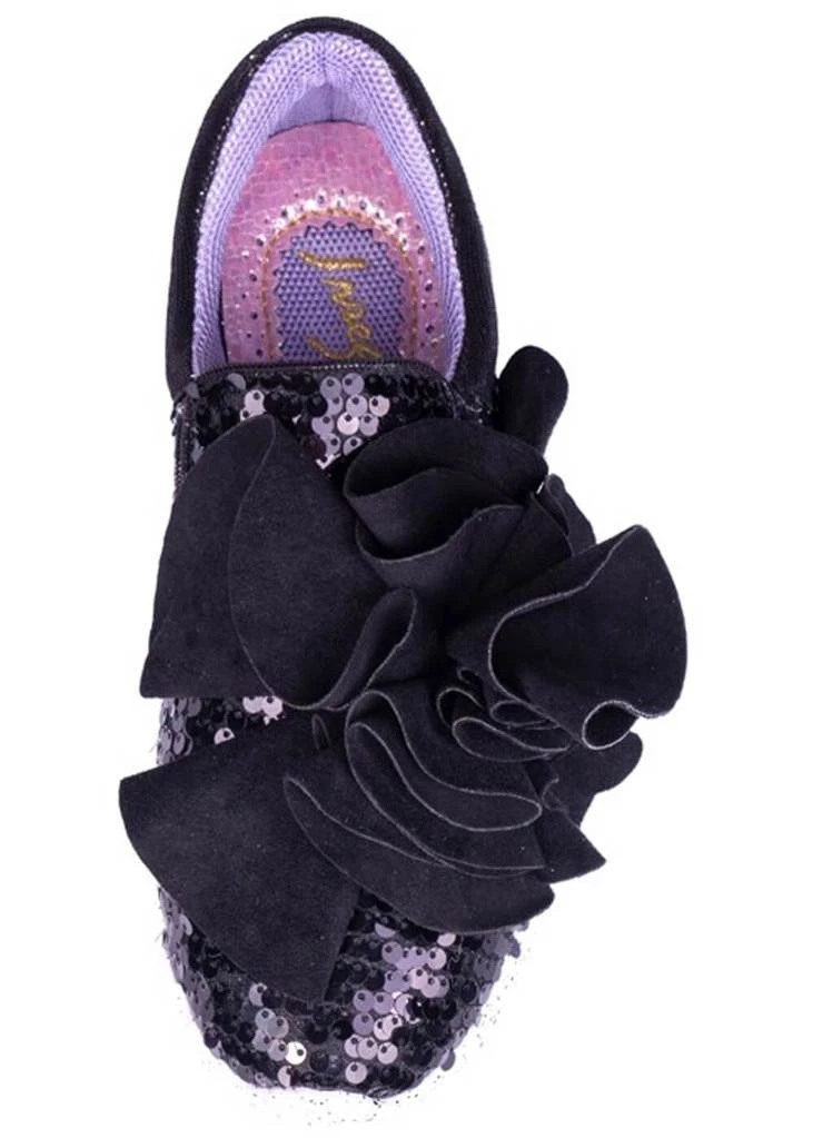 Irregular Choice Ragtime Ruffle Sneakers Black New In