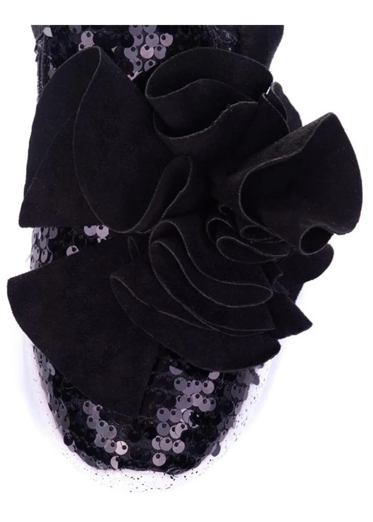 Irregular Choice Ragtime Ruffle Sneakers Black New In