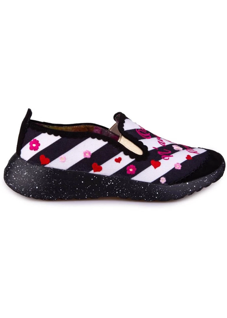 Irregular Choice Poodle Fancy 60's Shoes Black