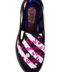 Irregular Choice Poodle Fancy 60's Shoes Black