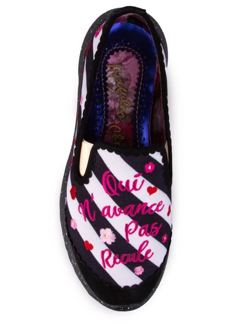 Irregular Choice Poodle Fancy 60's Shoes Black