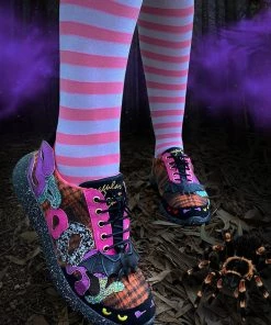 Irregular Choice Halloween Spookster Sneakers Black New In