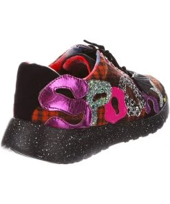Irregular Choice Halloween Spookster Sneakers Black New In