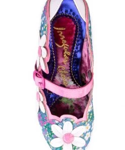 New In Irregular Choice Daisy Dancer 60's Pumps Blue