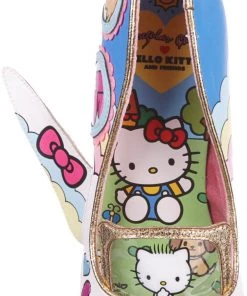 New In Irregular Choice X Hello Kitty It's Time To Have Fun Heels White