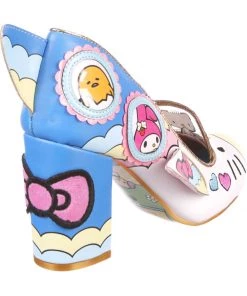 New In Irregular Choice X Hello Kitty It's Time To Have Fun Heels White