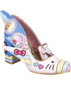 New In Irregular Choice X Hello Kitty It's Time To Have Fun Heels White