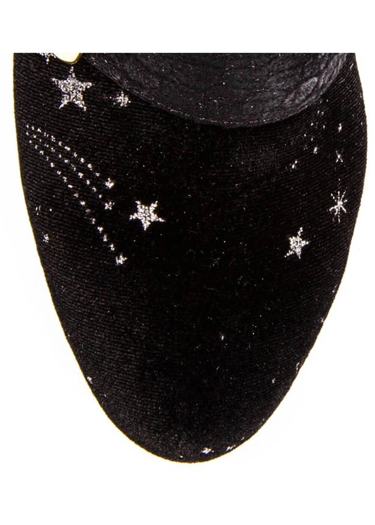 Irregular Choice Engarde Stars 70's Boots Black New In