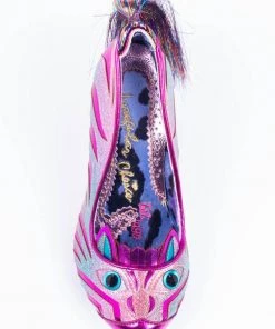 Irregular Choice Zevra 70's Pumps Zebra Pink