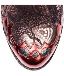 New In Irregular Choice Barbarosa Boots Bronze