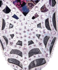 New In Irregular Choice Halloween Dead Gorgeous Skull Pumps Silver Black