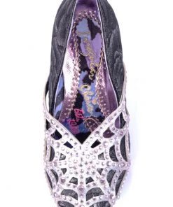 New In Irregular Choice Halloween Dead Gorgeous Skull Pumps Silver Black