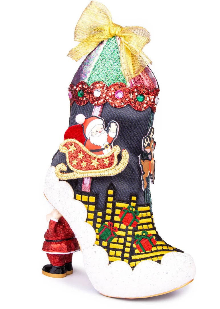 Irregular Choice Xmas Sleigh Ride Boots New In