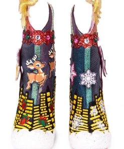 Irregular Choice Xmas Sleigh Ride Boots New In