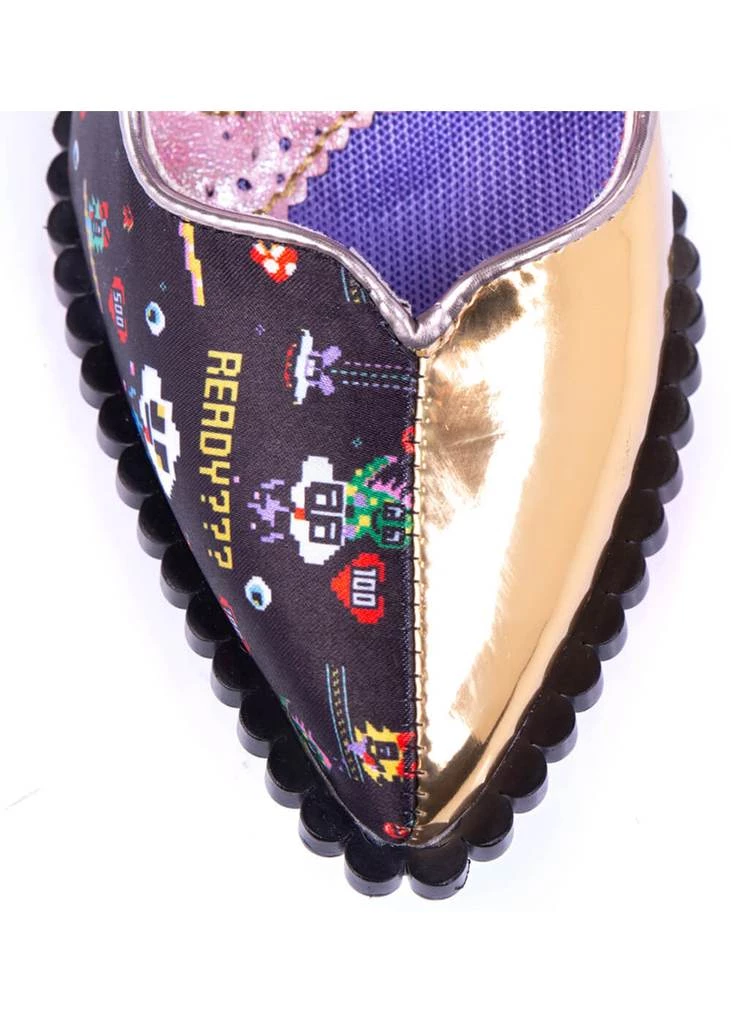 Irregular Choice Heavens Above Lightning Bolt 80's Pumps Gold New In