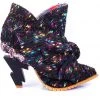 Irregular Choice Power Surge Lightning Bolt 70's Boots Black New In