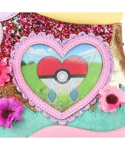 New In Irregular Choice Pokémon Run With Me Sneakers Pink