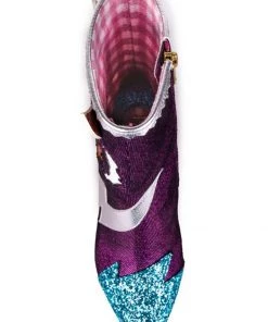 New In Irregular Choice Easy Tiger 80's Boots Pink