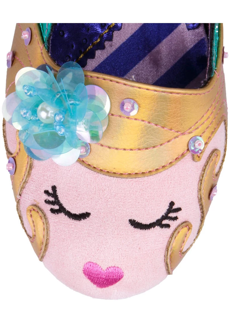 Irregular Choice Fintastic Mermaid 60's Pumps Blue New In